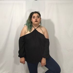 Plus Size Off the Shoulder Top